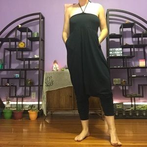 Dropwaist Romper with Pockets